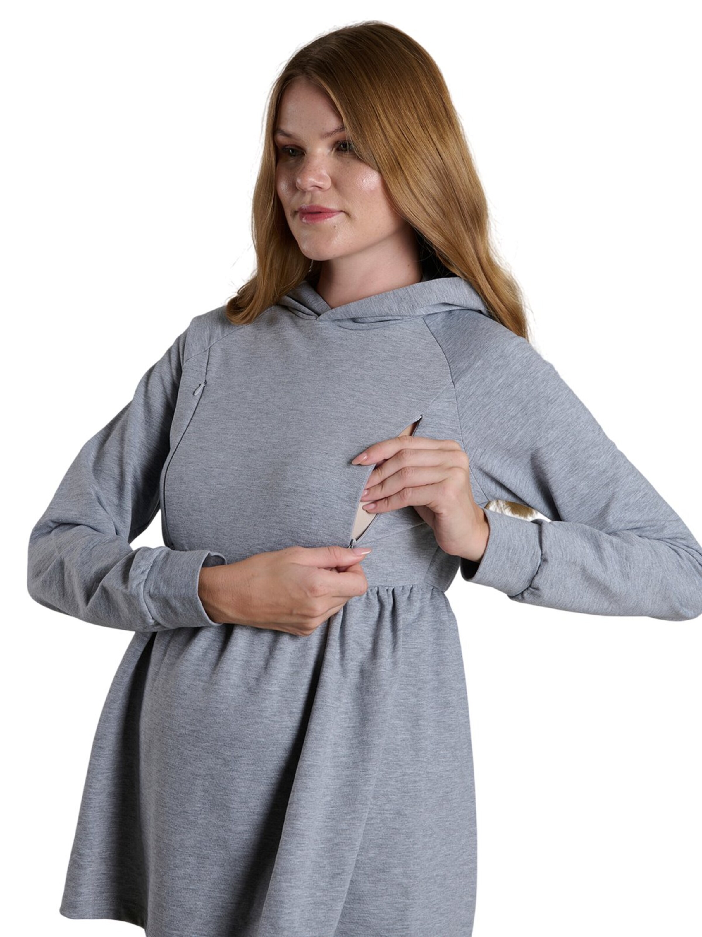 LYN MAMA Sweatshirt in Grijs