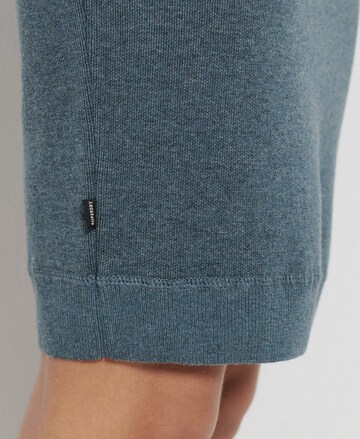 Superdry Knitted dress 'Essential' in Blue