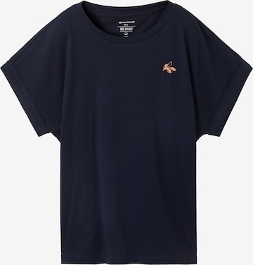 T-shirt TOM TAILOR en bleu : devant