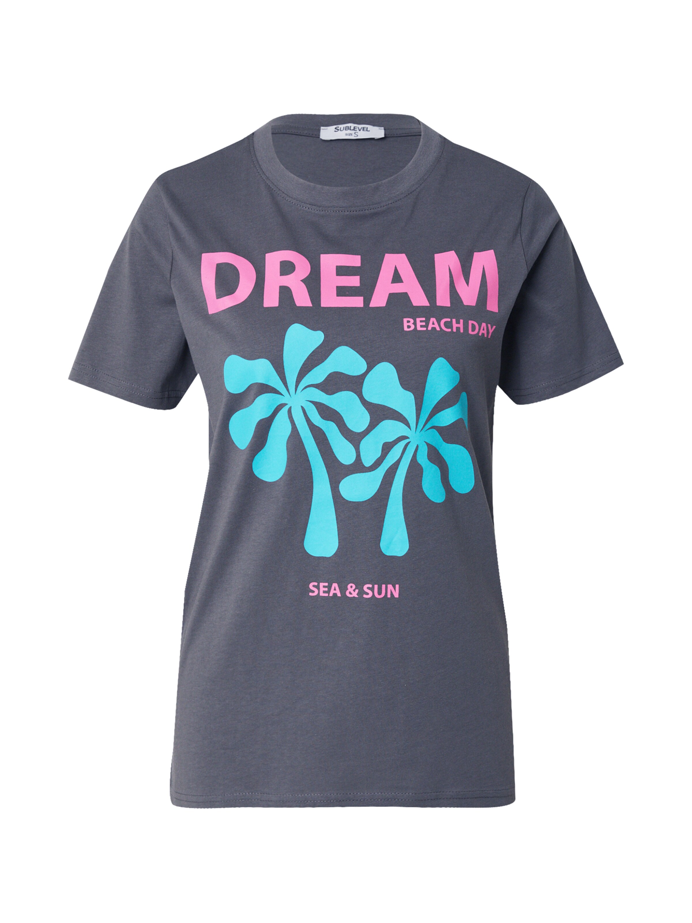 pelēks Sublevel T-Krekls: no priekšpuses