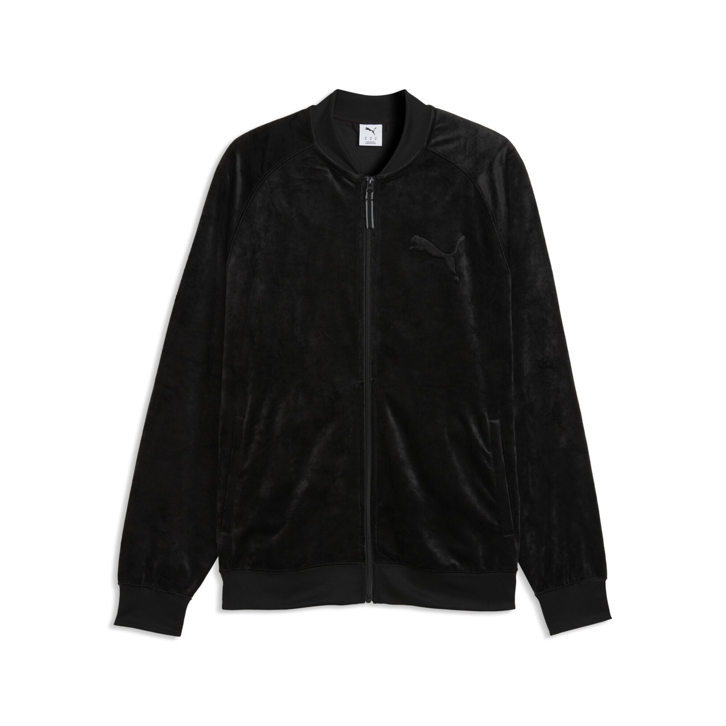 Veste en polaire PUMA en noir : devant