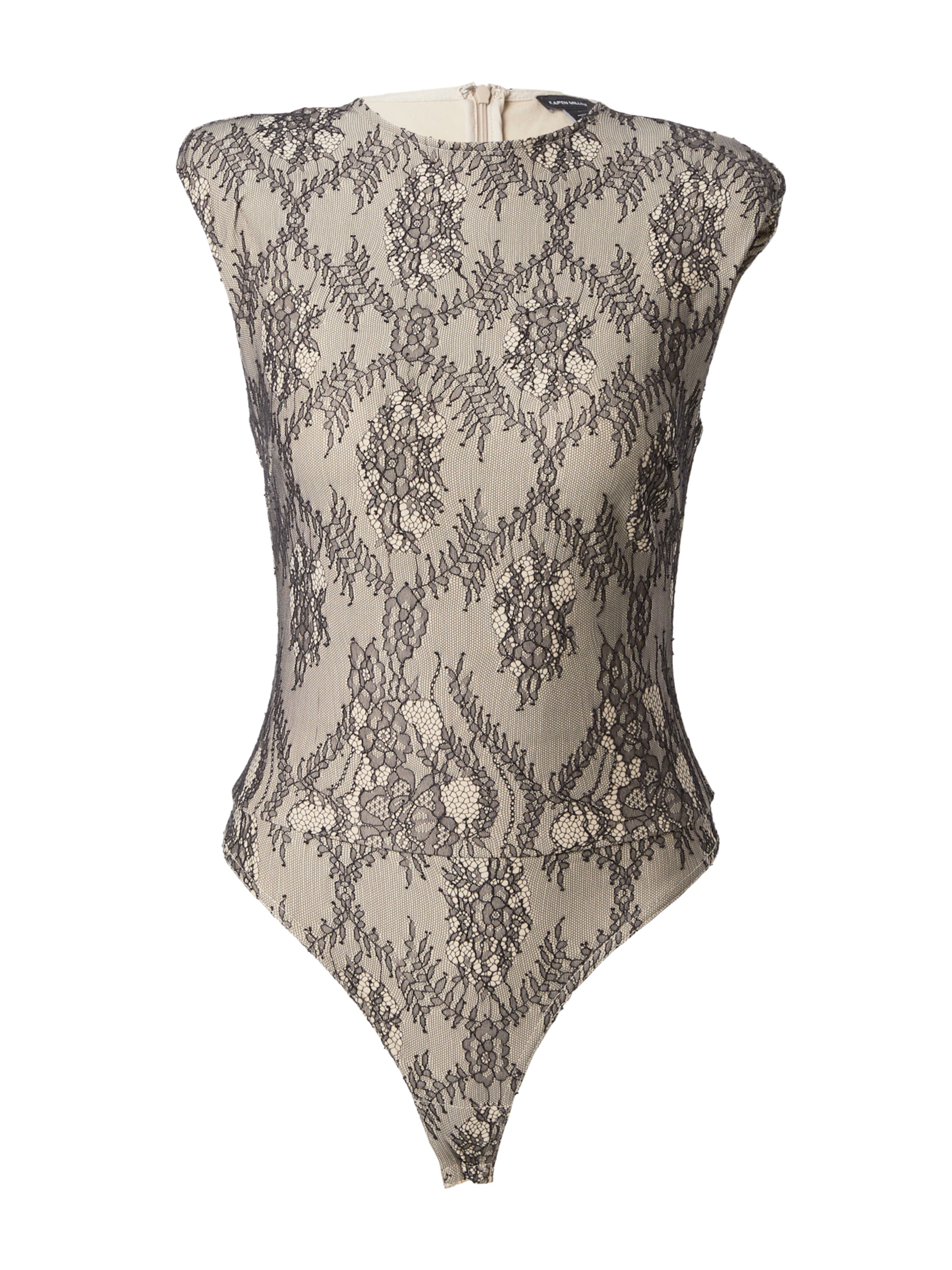 Karen Millen Bluzka body w kolorze beżowy: przód