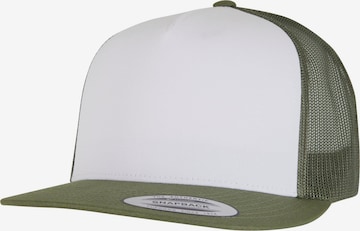 Flexfit Cap in Grün: Vorderseite