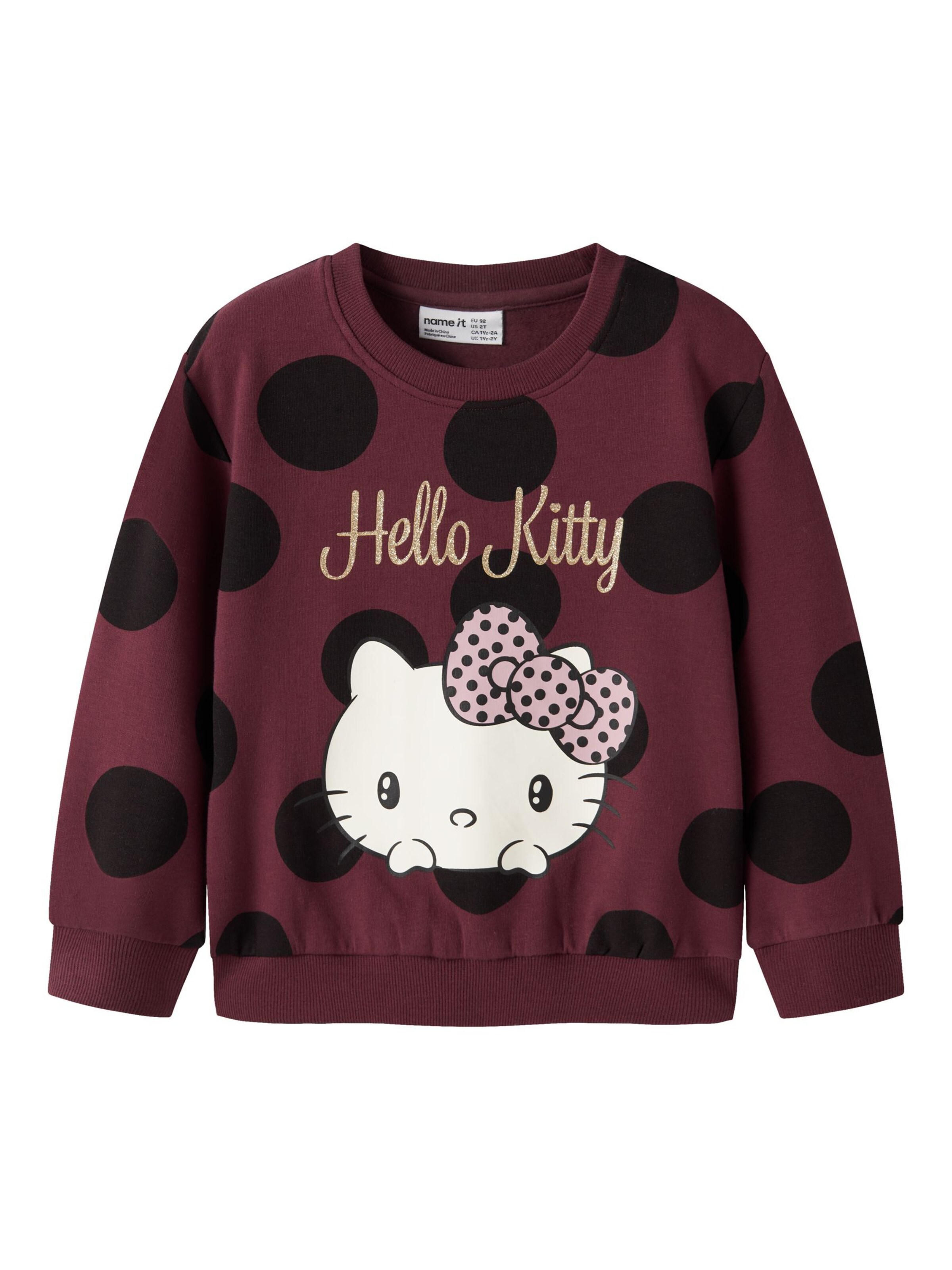 NAME IT Sweatshirt i rød: forside