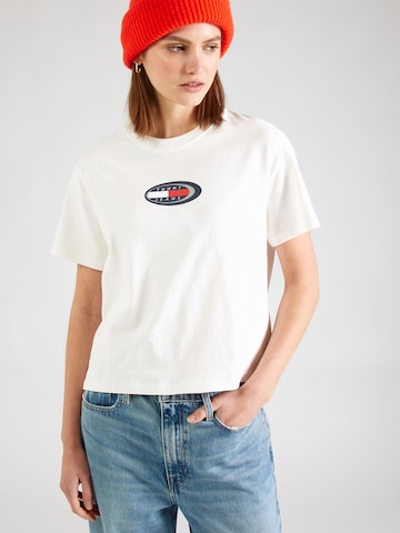 Tommy Jeans - Camiseta en blanco: frente