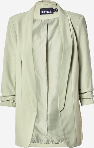 PIECES Blazer 'PCBOSELLA' in Green: front