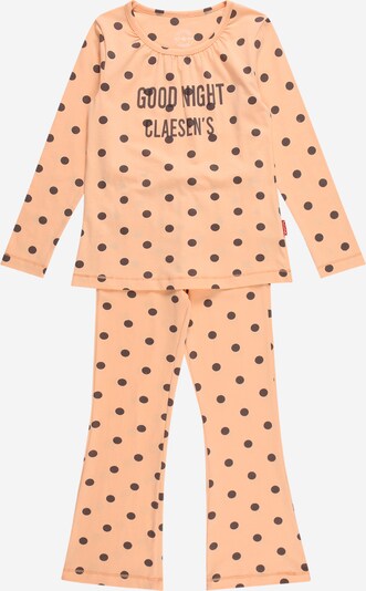 Claesen's Pyjama in dunkelgrau / hellorange, Produktansicht