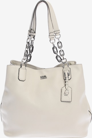 Karl Lagerfeld Schultertasche / Umhängetasche One Size in Weiß: Vorderseite