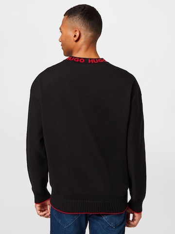 HUGO Red Пуловер 'Smarlo' в черно
