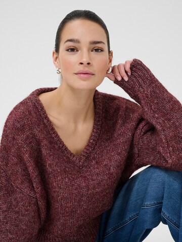 Kaffe Sweater 'KAtrina' in Red