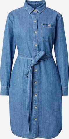 Rochie tip bluză de la Lee pe albastru: față