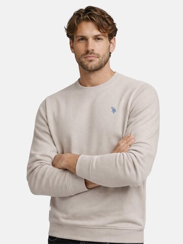 U.S. POLO ASSN. Sweatshirt in Beige