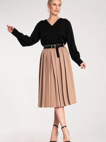 Gonna 'M1154' di Figl in beige