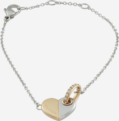 TOMMY HILFIGER Armband 'LOVE' in gold / silber / transparent, Produktansicht