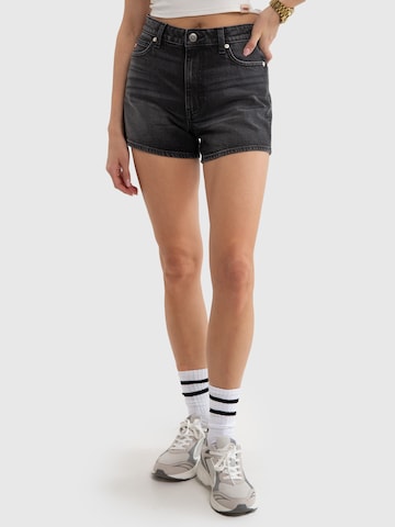BIG STAR Regular Trousers 'AUTHENTIC GIRL' in Black: front