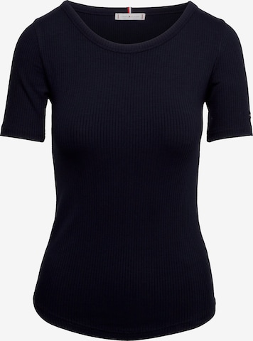 T-shirt TOMMY HILFIGER en bleu : devant