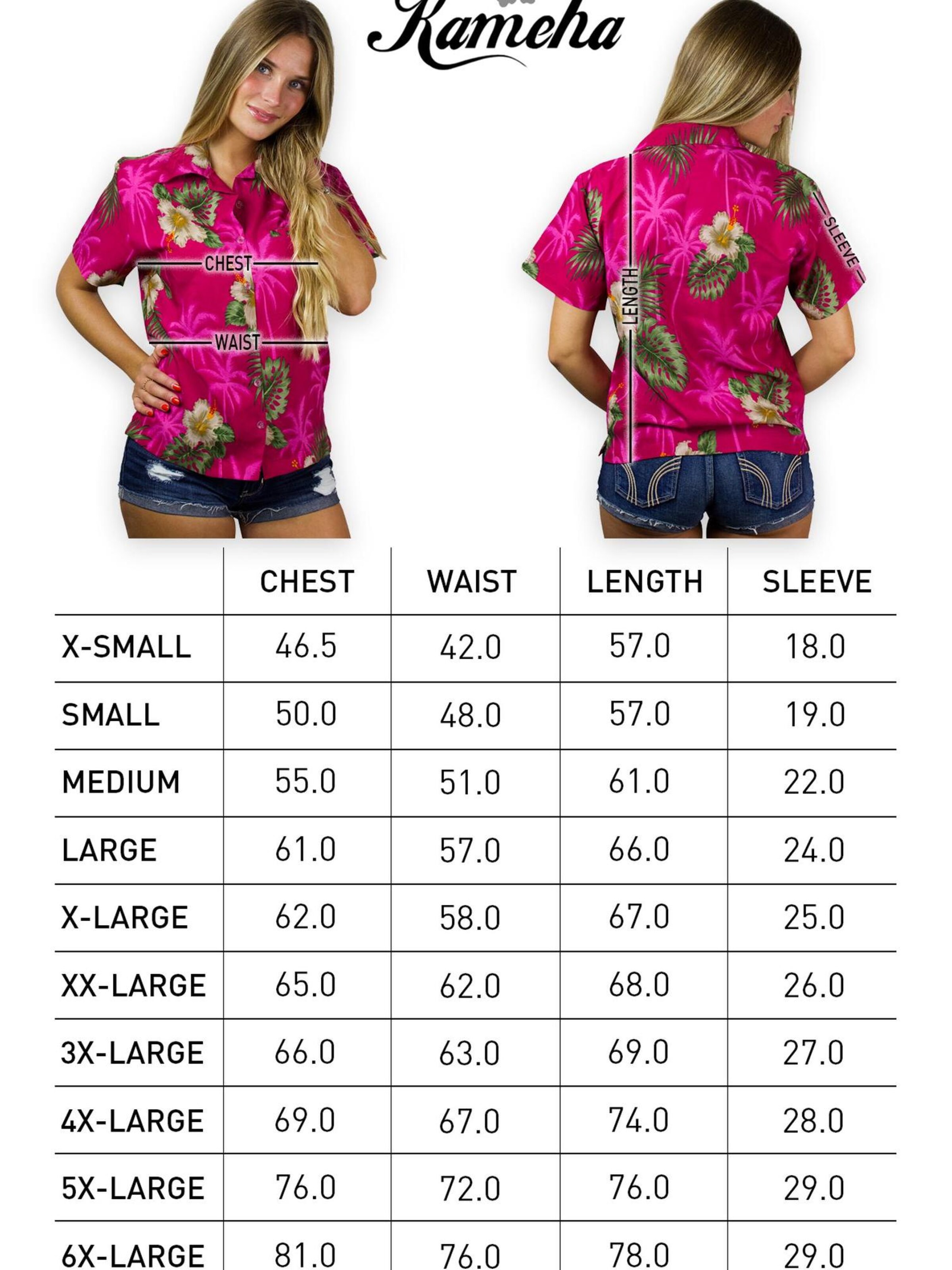 King Kameha Bluse 'Small Flower'‌‌‌‌‌‌‌‌ in Pink