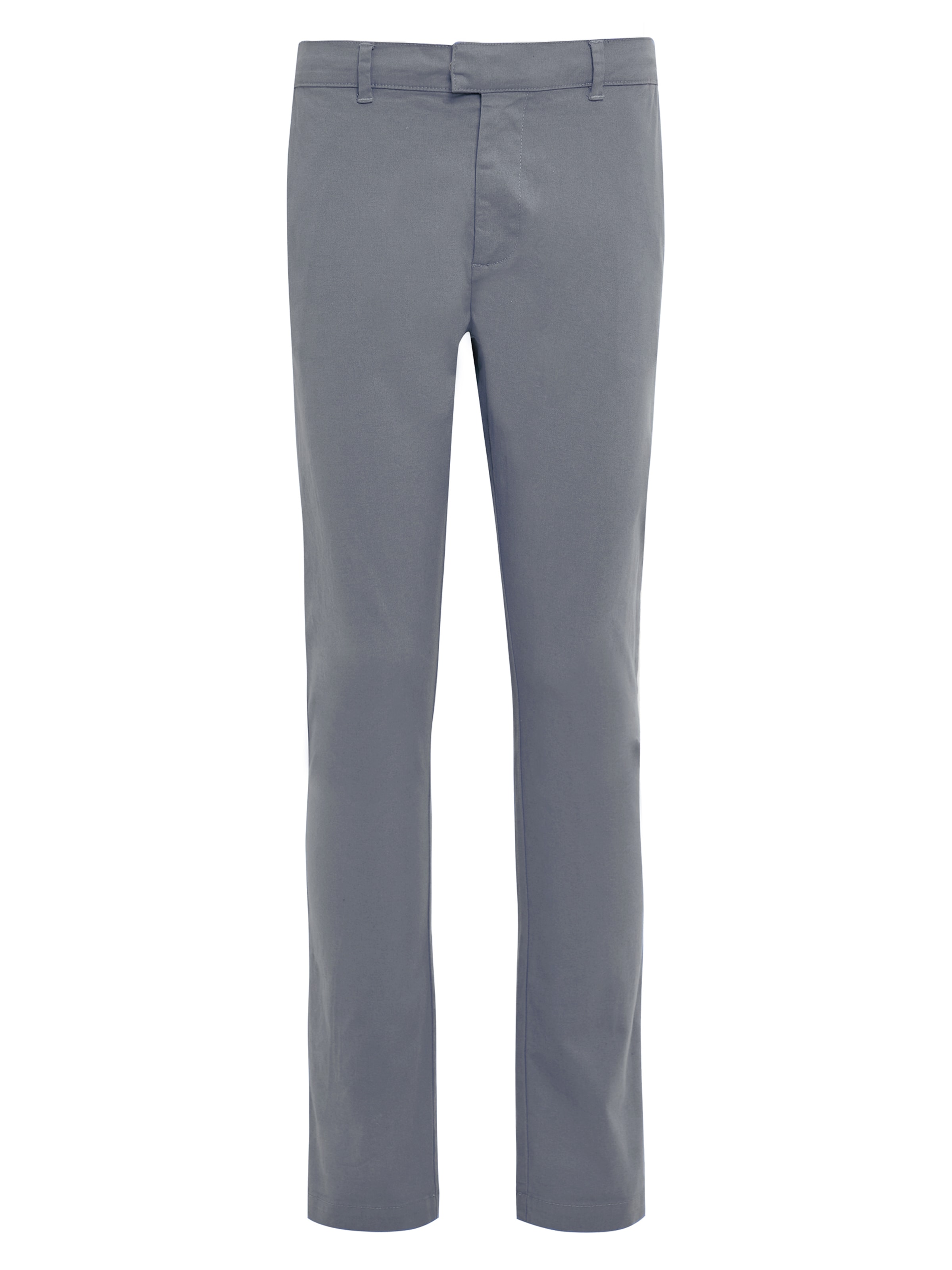 Threadbare Regular Chino trousers in Grey: front