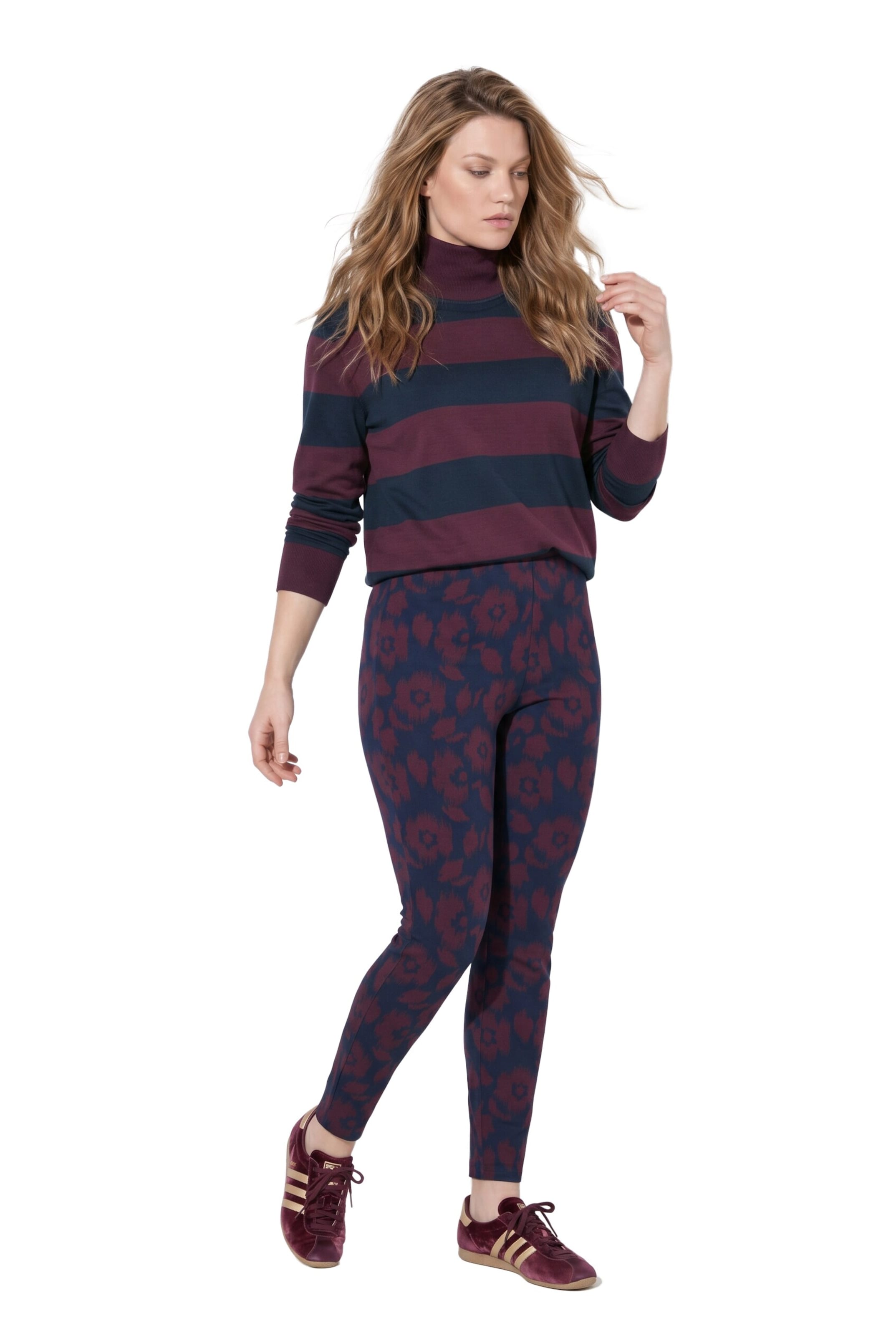 Ulla Popken Skinny Leggings in Blue