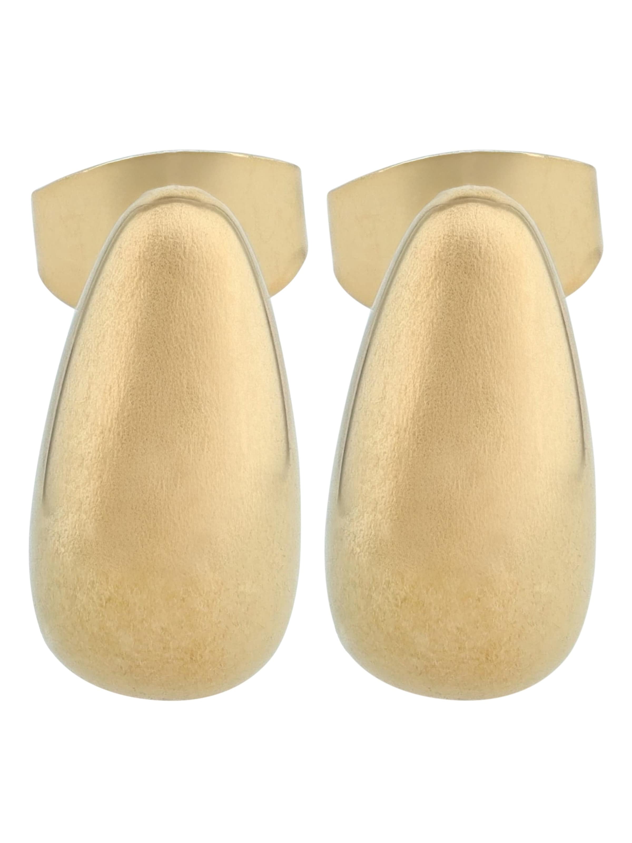 Akzent Earrings 'wasserfest' in Gold