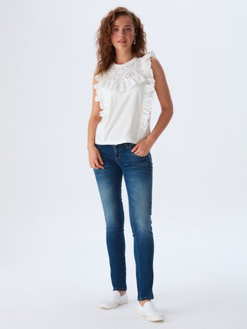 Haut 'Pobele' LTB en blanc