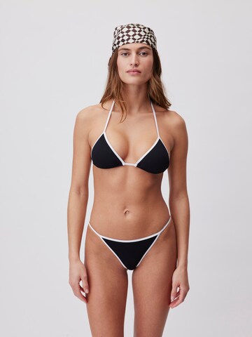 Triangolo Top per bikini 'Pauline' di LeGer by Lena Gercke in nero: frontale