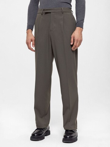 Effilé Pantalon à pince Antioch en vert : devant