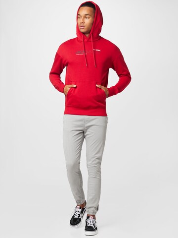 JACK & JONES Mikina 'VISION' – červená