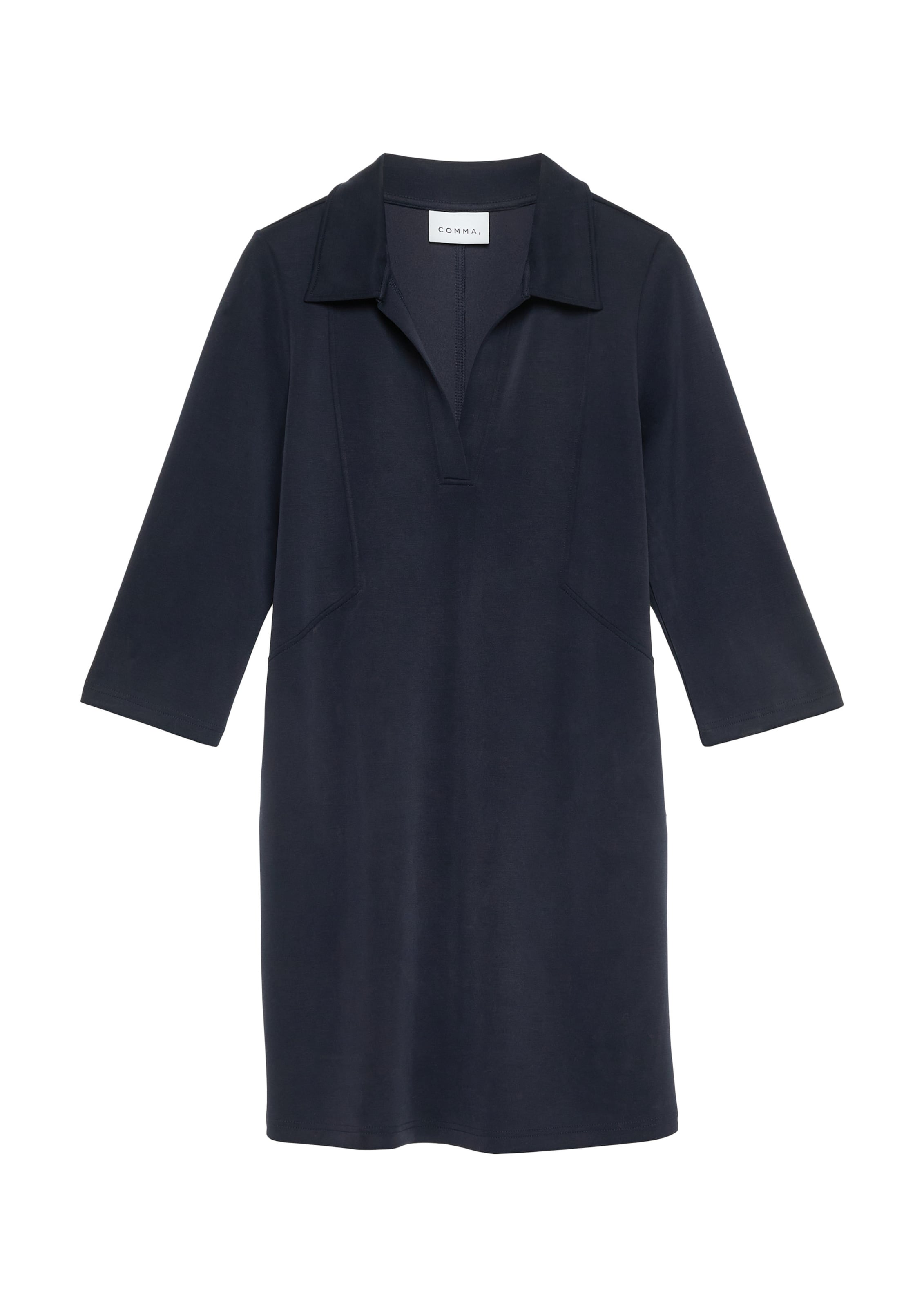 COMMA Dress in Blue: front