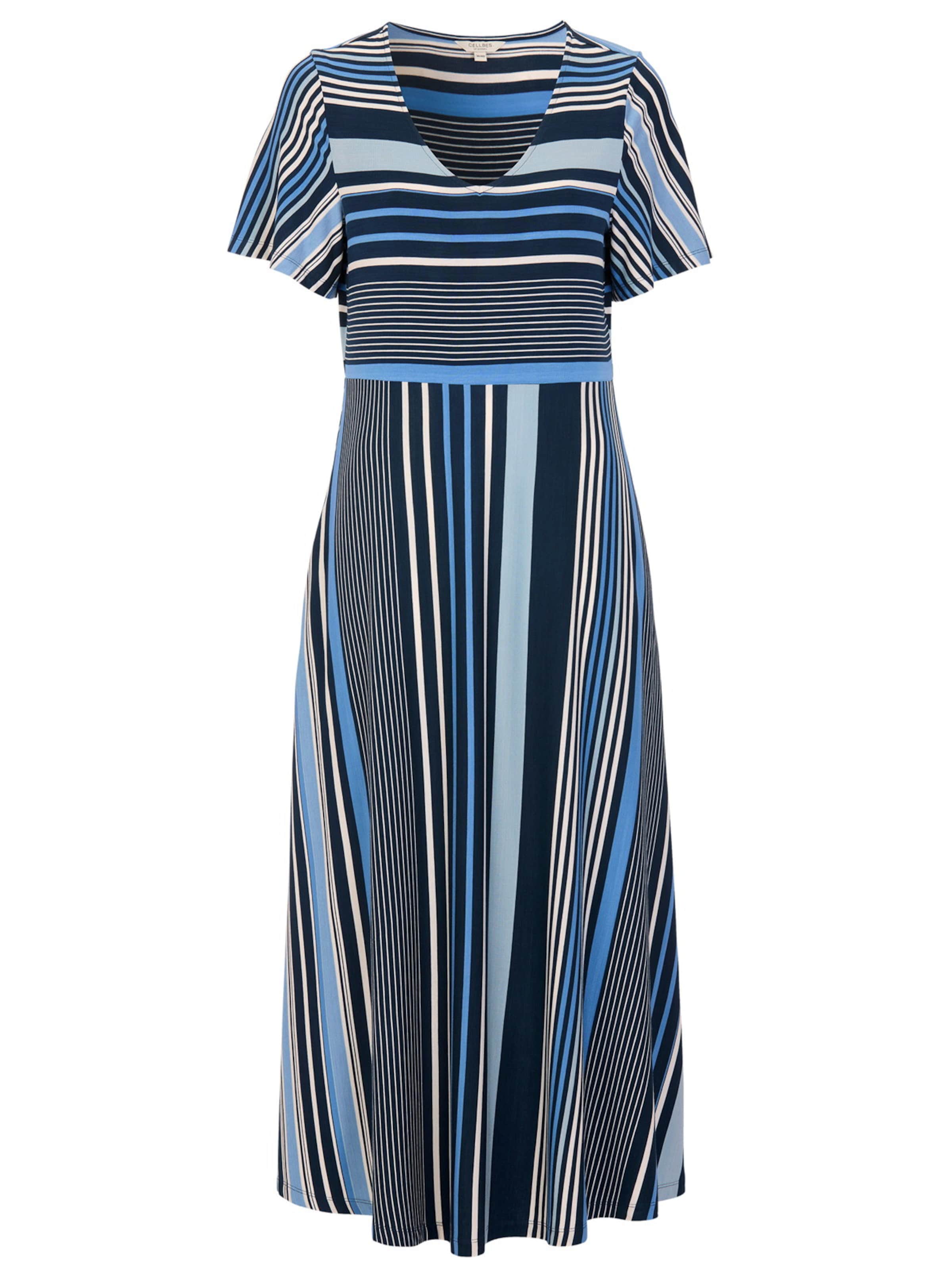 Cellbes of Sweden Jurk in Blauw: voorkant