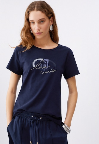 Liu Jo Shirt in Blauw: voorkant