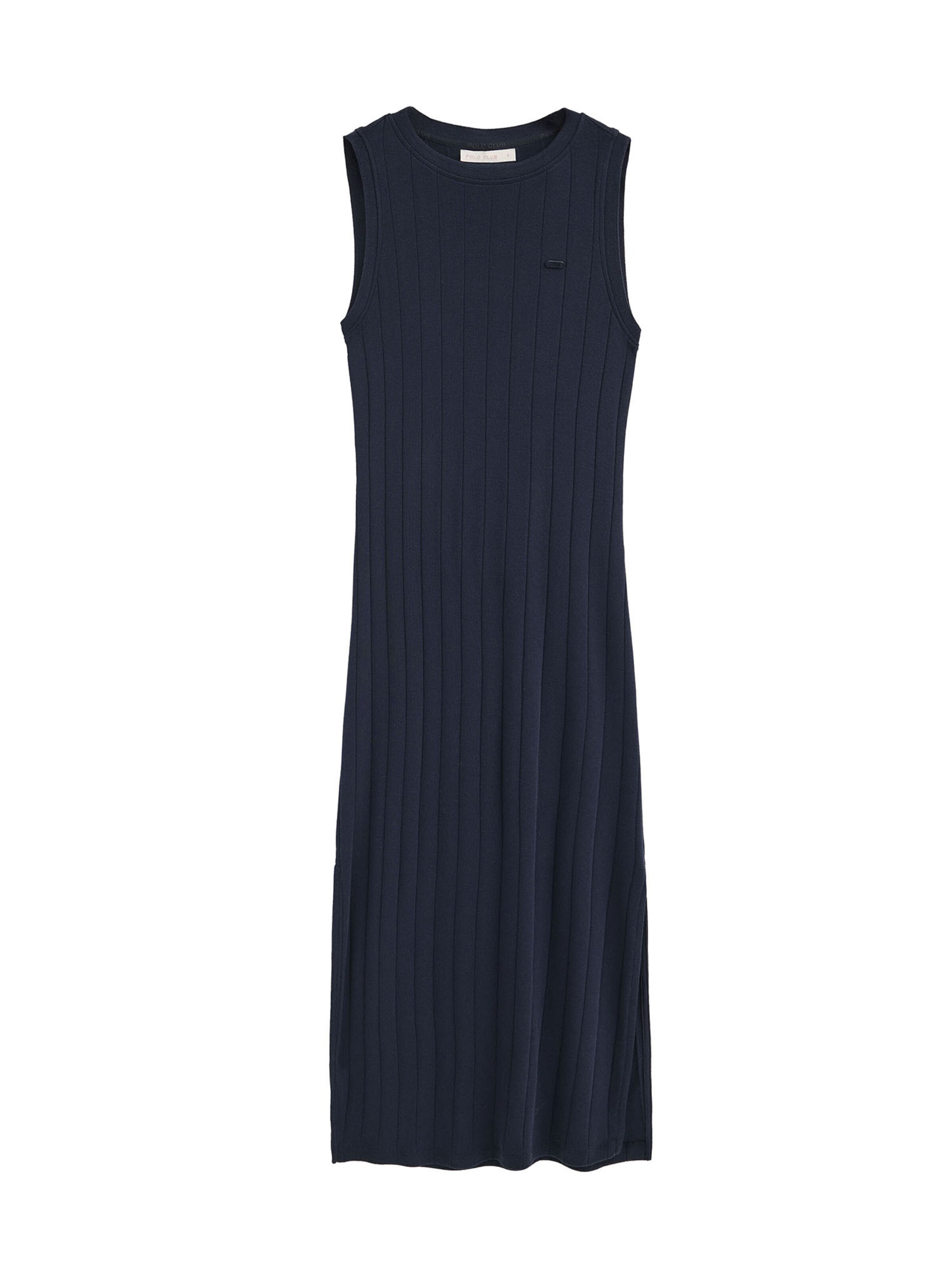 Polo Club Shirt Dress 'Dama' in Blue: front