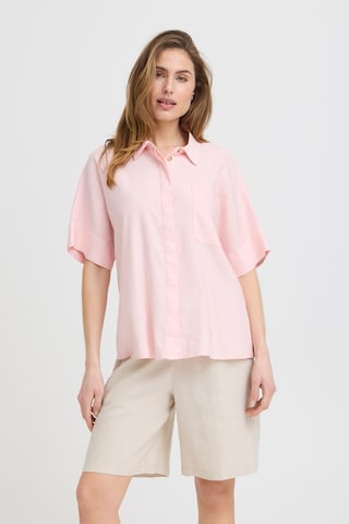 T-shirt 'PZLUCA' Pulz en rose : devant