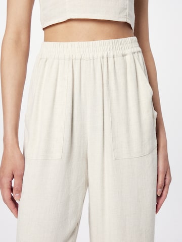 Moves - Pierna ancha Pantalón 'Pynsa' en beige