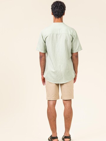 Living Crafts Regular Fit Hemd 'RUBEN'‌‌‌‌‌‌‌‌‌ in Grün