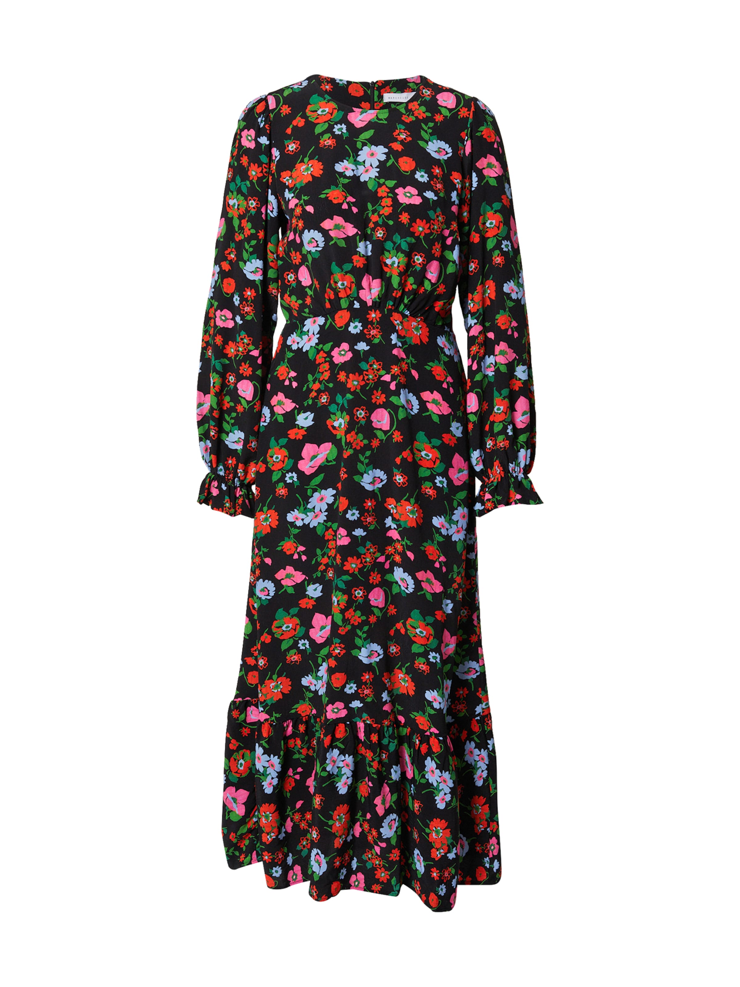 Warehouse Šaty 'Tea' – černá: přední strana