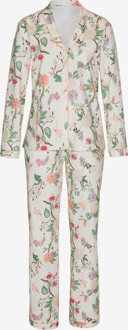 LASCANA Pyjama in Wit: voorkant