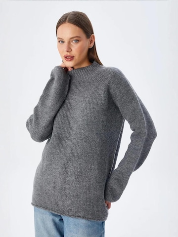 MixRay Pullover in Grau: Vorderseite