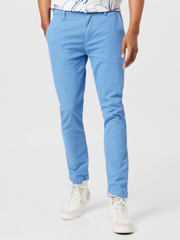 LEVI'S ® - Slimfit Calças chino 'XX Chino Slim Tapered' em azul: frente