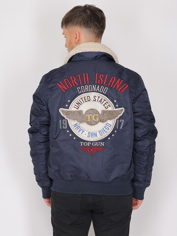 TOP GUN Between-Season Jacket 'TG23005' in Blue