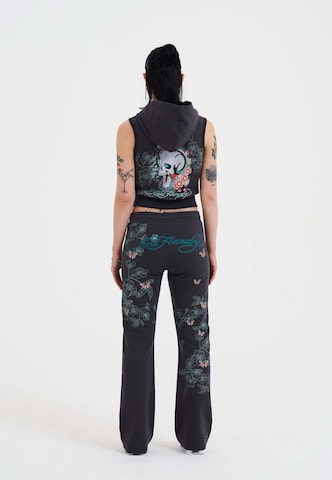 Ed Hardy Кофта на молнии 'True To My Love' в Серый