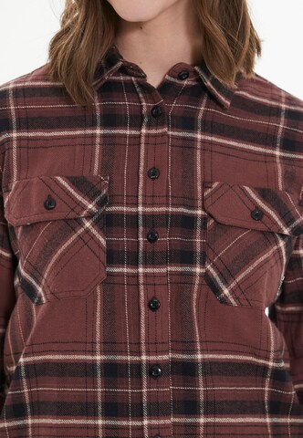 Whistler Regular fit Athletic button up shirt 'Jamba' in Red