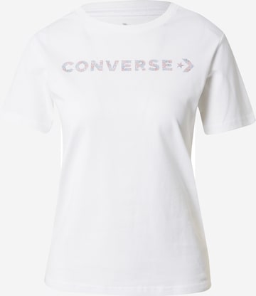 CONVERSE - Camiseta en blanco: frente