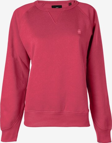 G-Star RAW Sweatshirt in Roze: voorkant