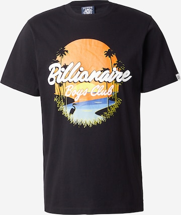 Billionaire Boys Club - Camiseta 'SOUVENIR' en negro: frente