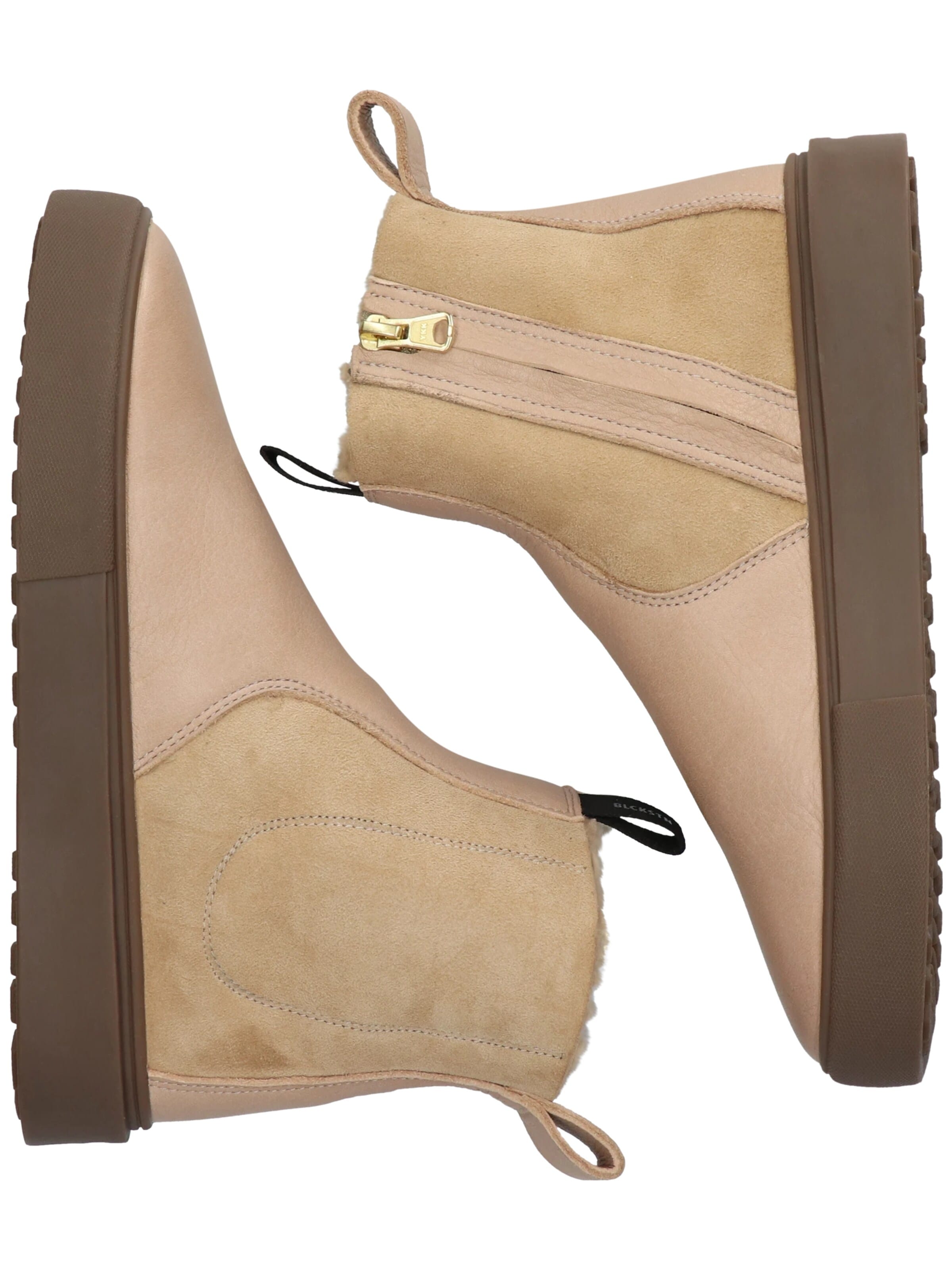 BLACKSTONE Enkellaarsjes 'Sermeq Naalu Cl208' in Beige