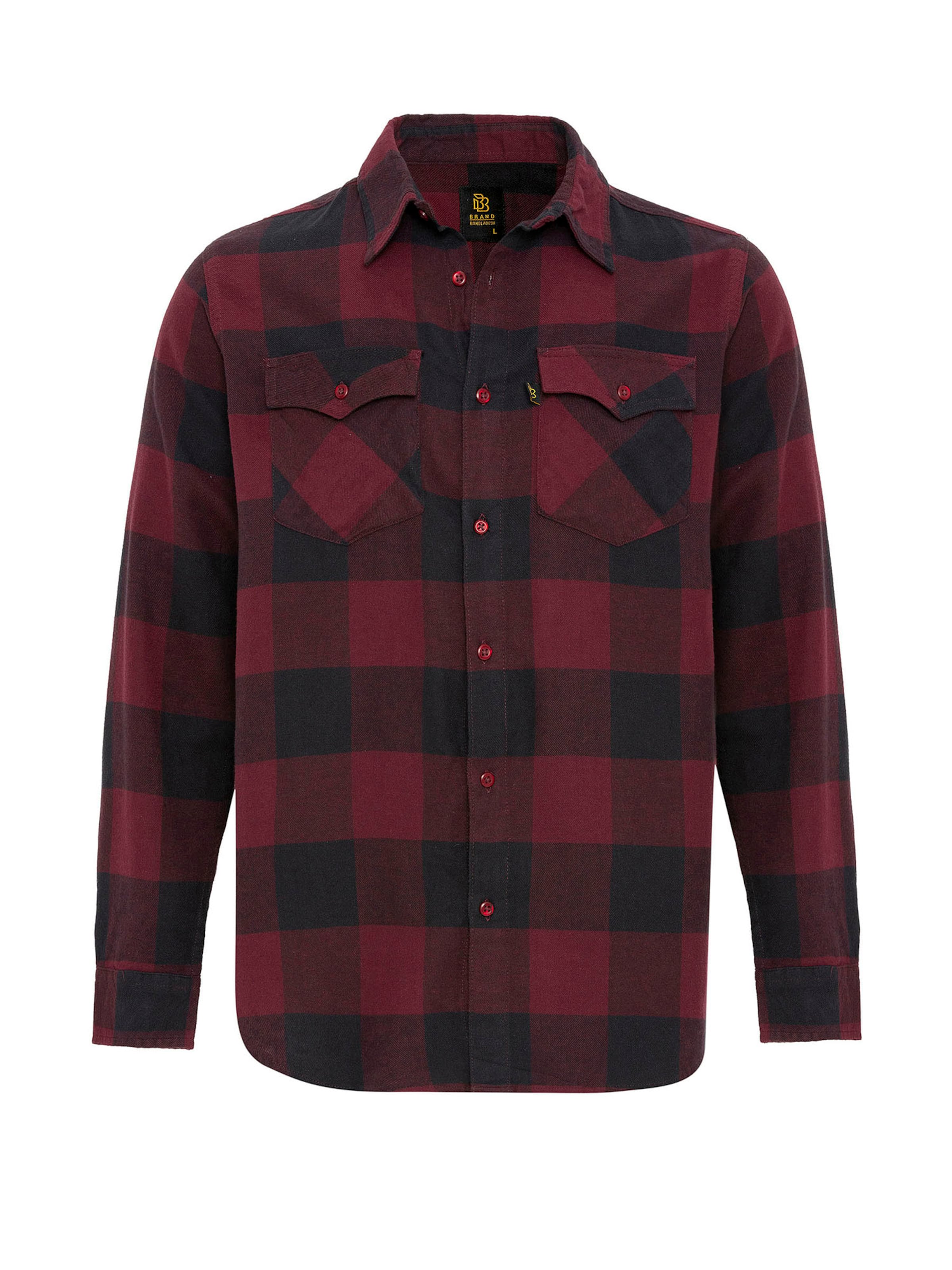 Jacey Quinn Rovný strih Košeľa - Červená: predná strana