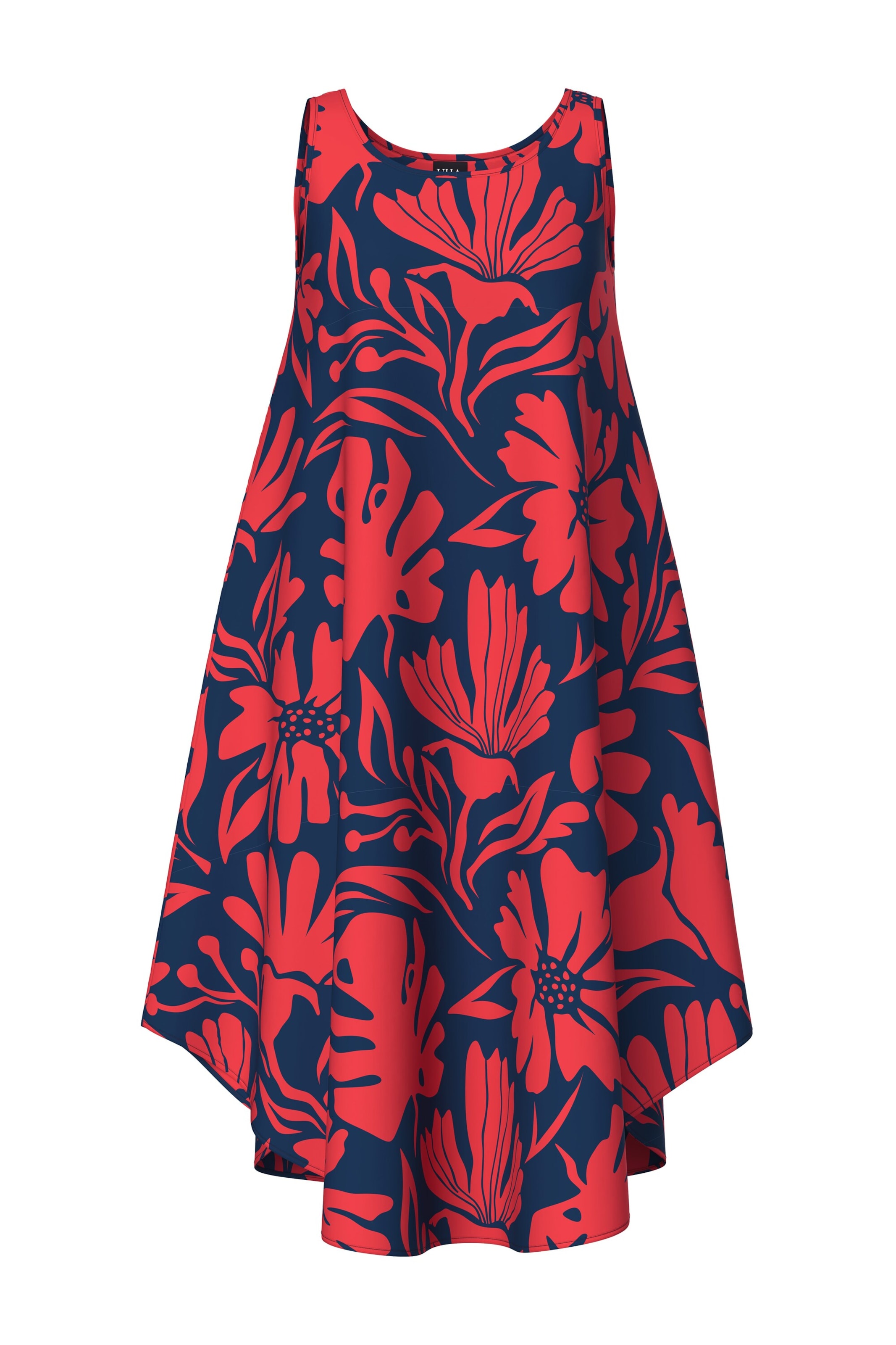 Ulla Popken Kleid in Rot: Vorderseite