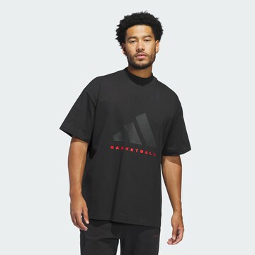ADIDAS PERFORMANCE Performance shirt in Black: front