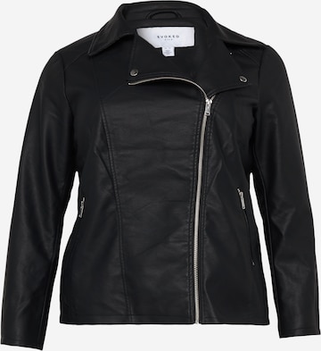 EVOKED Between-season jacket in Black: front